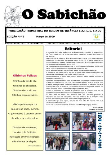 Editorial - Centro Social e Paroquial de Carvalhosa