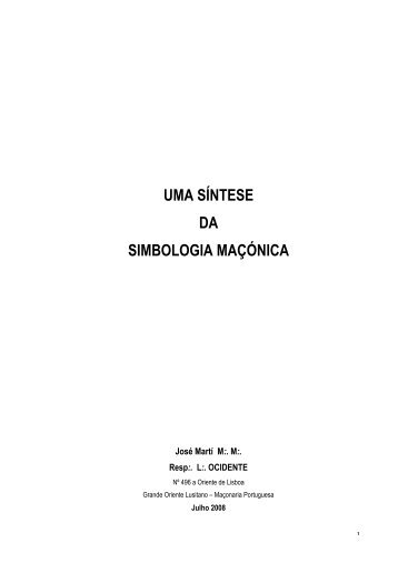 Simbologia Maçônica - Inspetoria