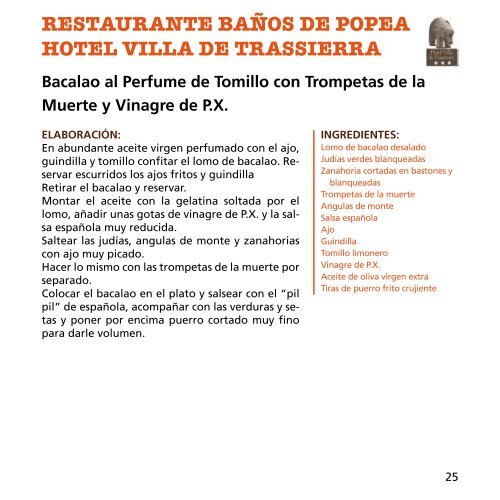 libro de recetas - Hostecor