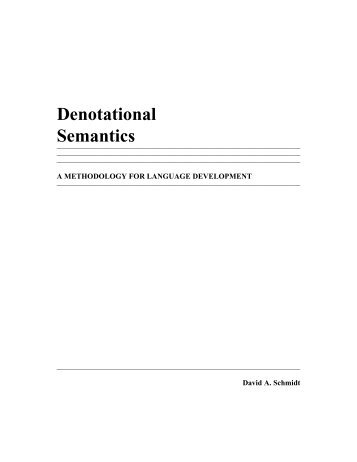 Denotational Semantics