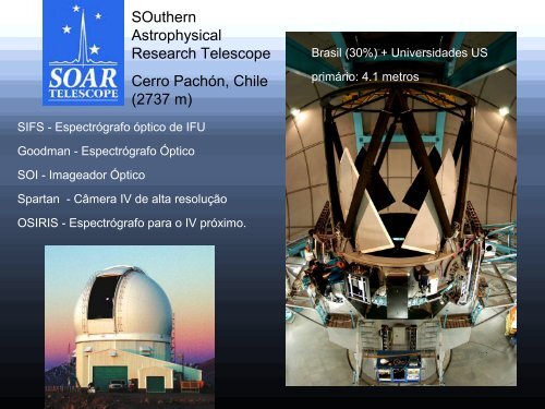 Telescópios - Observatório Nacional
