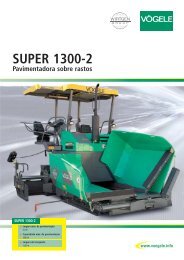 a pavimentadora sobre rastos SUPER 1300-2 - Joseph Vögele AG