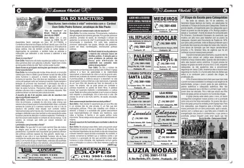 Jornal Lumen Christi Pradópolis Outubro 2010 - Paróquia Santo ...