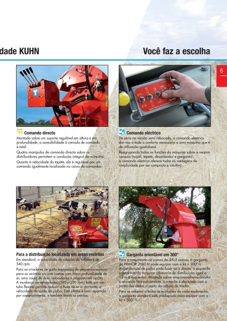 A distribuidora de palha PRIMOR 2060 H - Kuhn