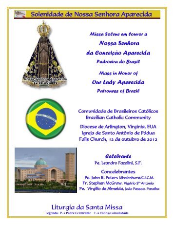 solenidade de nossa senhora aparecida - 2012 - Fontecatolica.com