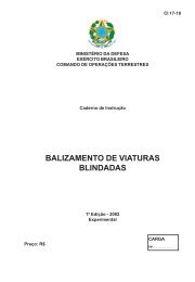 BALIZAMENTO DE VIATURAS BLINDADAS - Doutrina Militar