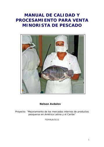 Manual para el mercado interno de productos pesqueros - FAO ...