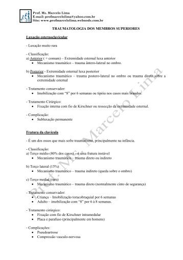 APOSTILA TRAUMA MMSS COM RADIOGRAFIA.pdf - Webnode