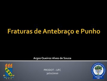 Fraturas de Antebraço e Punho - Prodot