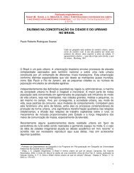 dilemas na conceituação da cidade e do urbano no brasil - LABES