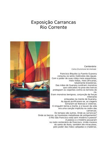 Exposição Carrancas Rio Corrente - Cine Itinerrante - Wikispaces