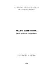 O sujeito que se emociona: signos e sentidos nas ... - Vigotski - Brasil