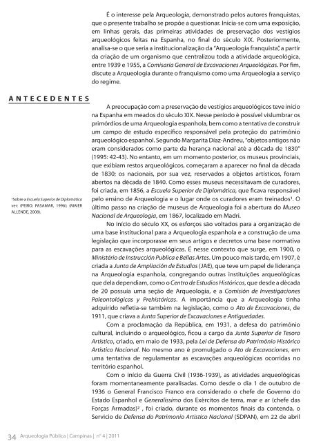 Revista Arqueologia Pública! - Nepam - Unicamp