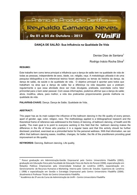 Unidade - 01 - Dança de Salão 1, PDF, Dança de salão