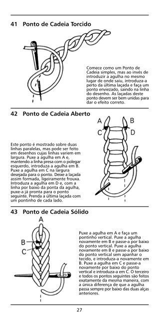 100 Pontos de Bordado - Coats Crafts Brasil