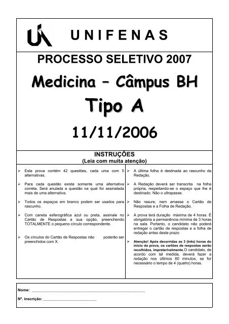 Medicina - Unifenas