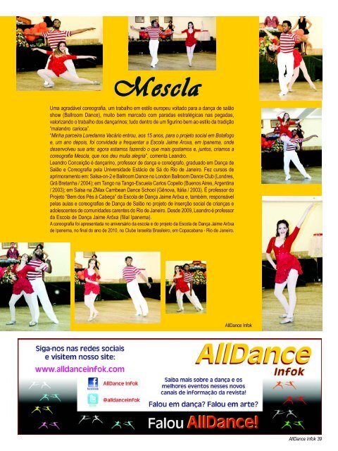 Escola de Dança Margareth Monteiro Cia. Livre de ... - AllDance Infok