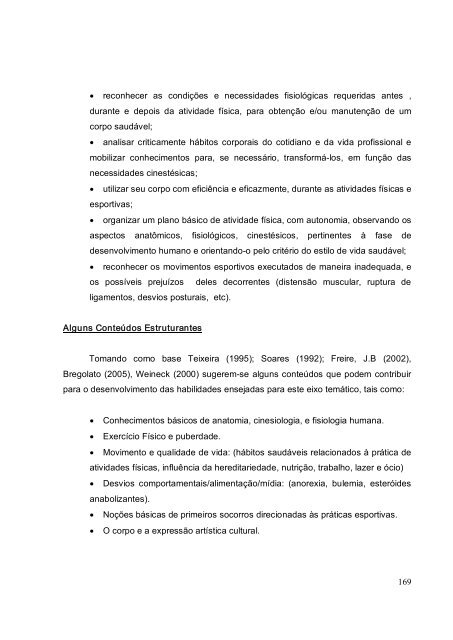 Proposta Curricular do Ensino Médio