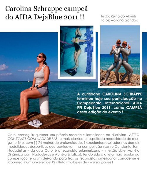 Underxmag edição 10 - Sua revista de mergulho digital 100% gratuita