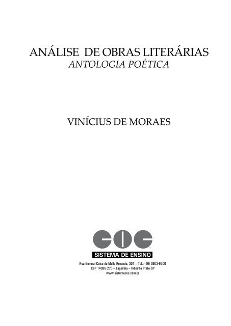 antologia poética - COC Educação
