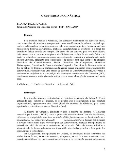 A Ginástica da Mente - PDF Download grátis