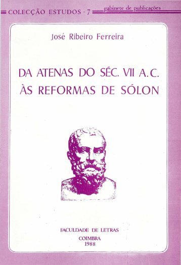 Da Atenas do Séc. VII_1988.pdf - Universidade de Coimbra