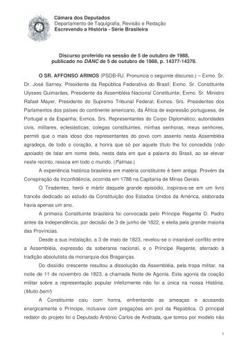 Affonso Arinos - DISCURSO REVISADO.pdf - Câmara dos Deputados