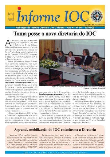Informe 05 - Instituto Oswaldo Cruz - Fiocruz