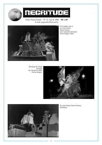 jornal negritude n12.pm6 - Imprensa Alternativa - Terra