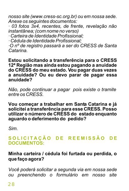 apresentação - Conselho Regional de Serviço Social