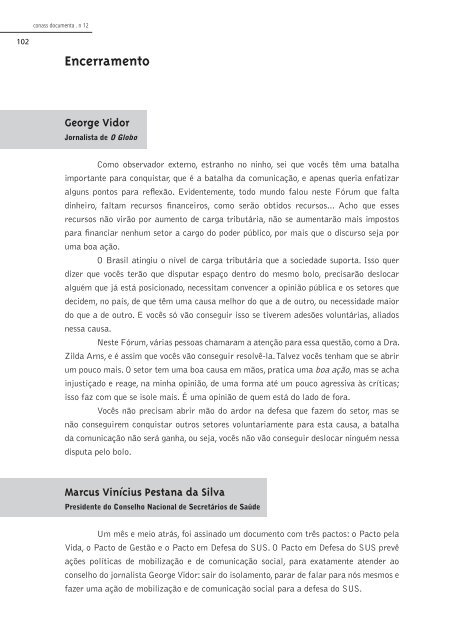 Fórum Saúde e Democracia: uma visão de futuro para o Brasil