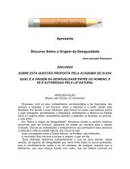 Discurso Sobre a Origem da Desigualdade - Rousseau (em PDF)