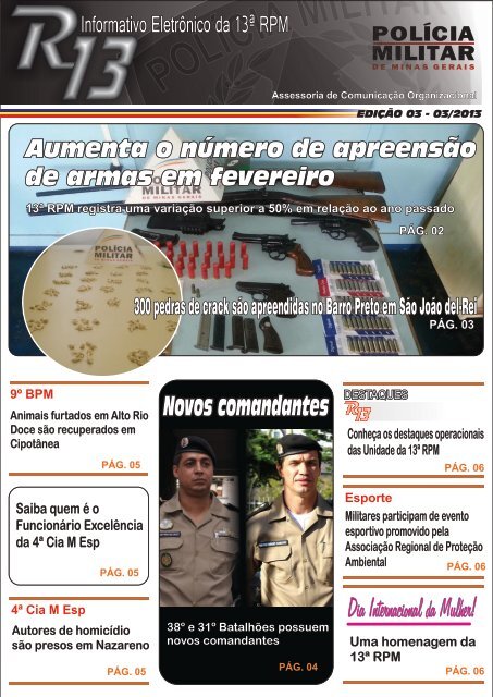 Novos comandantes - Polícia Militar de Minas Gerais