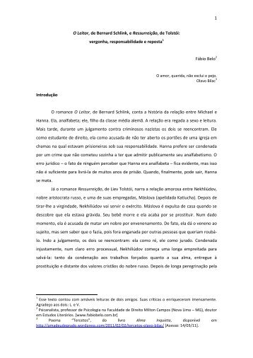 meu texto - Fábio Belo