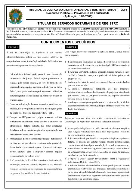 Coisa julgada — Tribunal de Justiça do Distrito Federal e dos Territórios