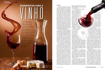 especial: ingredientes para o vinho