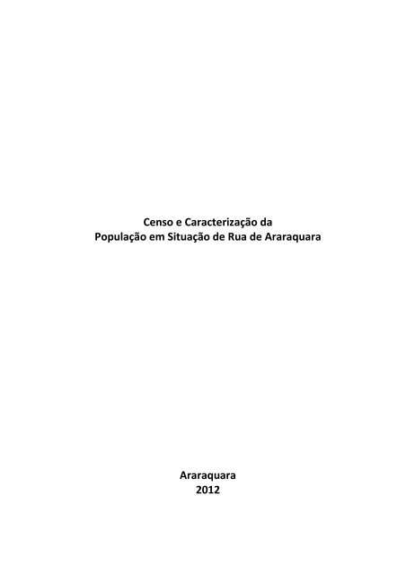 Araraquara 2012 - Prefeitura de Araraquara