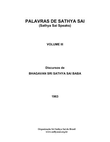 SelfLess Bhajan - Organização Sri Sathya Sai no Brasil