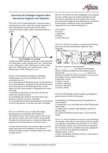 Hormônios Vegetais - Projeto Medicina