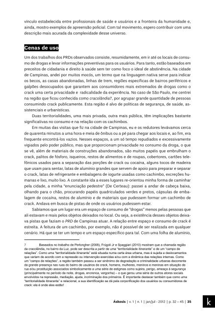 “Isso não é um cachimbo”: sobre os usuários de crack - Áskesis