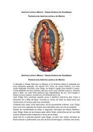 América Latina e México - Nossa Senhora de Guadalupe