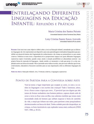 Entrelaçando Diferentes Linguagens na Educação - Acervo Digital ...