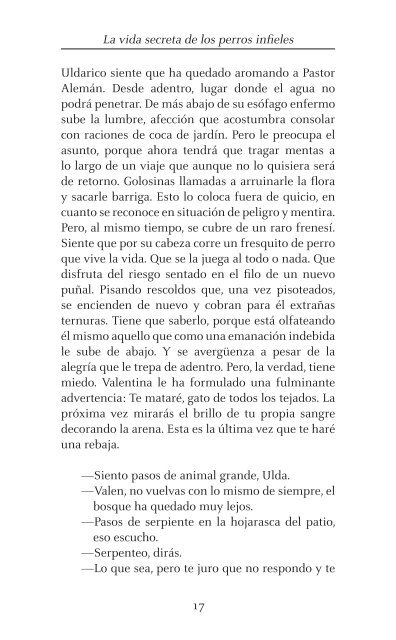 la vida secreta de los perros infieles - La Mirada Malva AC