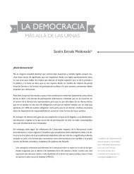 La democracia más allá de las urnas - Entretextos - Universidad ...