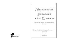 Algumas notas gramaticais sobre Ecuwabu - Línguas de Moçambique