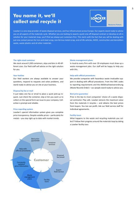 Group Brochure April 2013 - Loacker Recycling GmbH