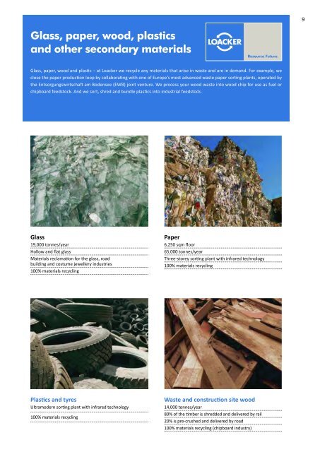 Group Brochure April 2013 - Loacker Recycling GmbH