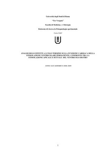 Università degli Studi di Roma - DSpace - Tor Vergata - Università ...