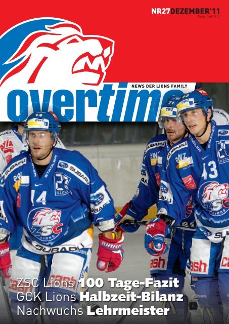 Overtime Magazin Nummer 27 (Dezember 2011) - ZSC Lions