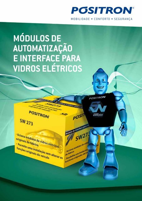 módulos de automatização e interface para vidros elétricos - PST